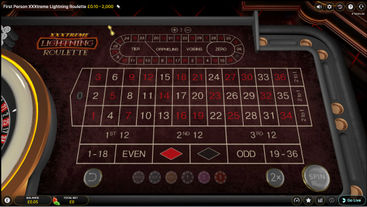 XXXtreme lightning roulette is a popular variant that's available at many UK casinos